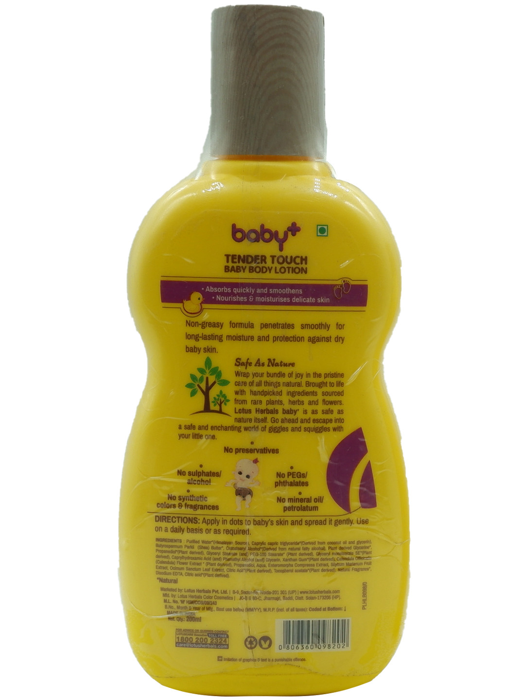 lotus herbals baby body lotion