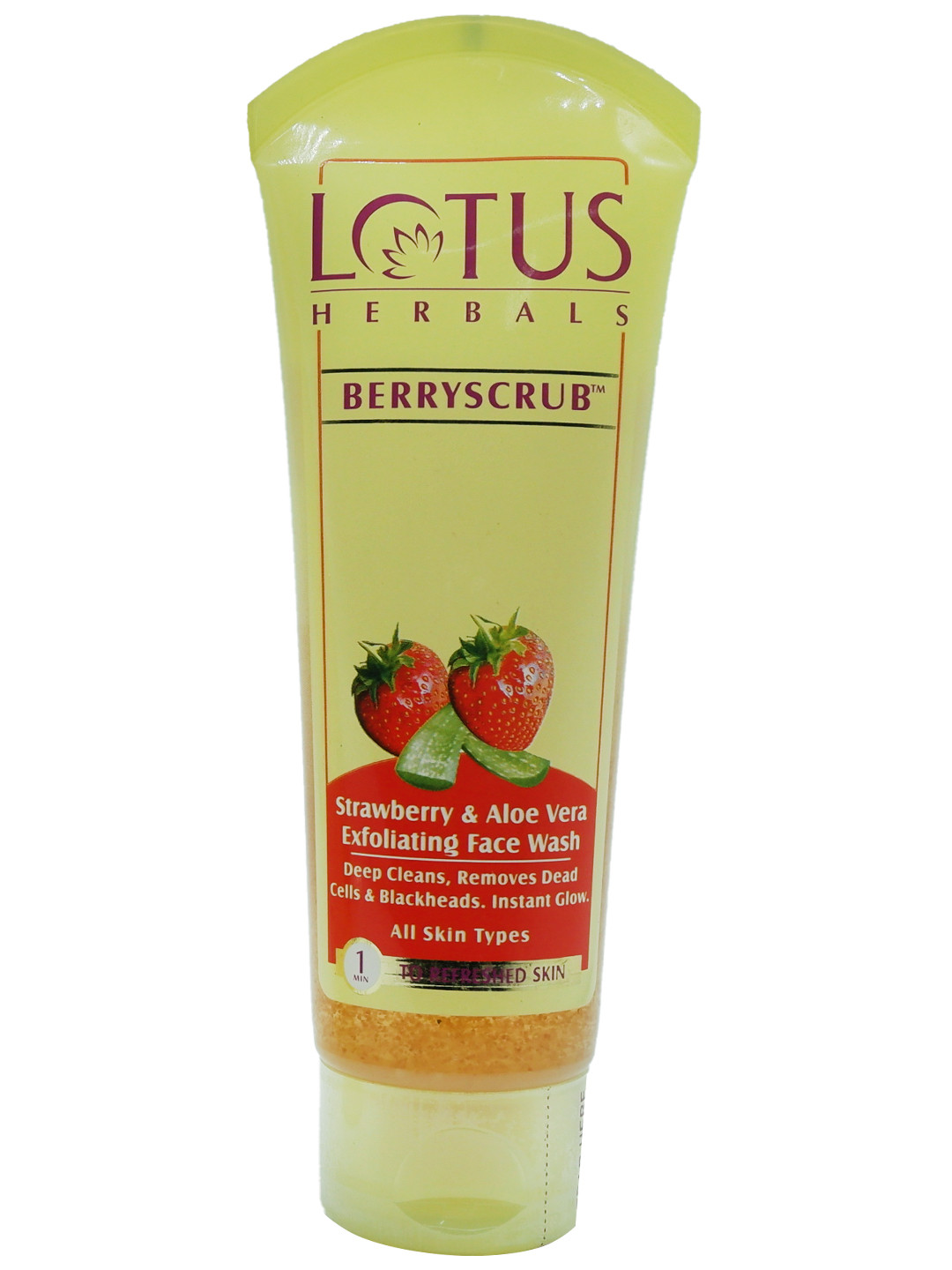 lotus face wash strawberry