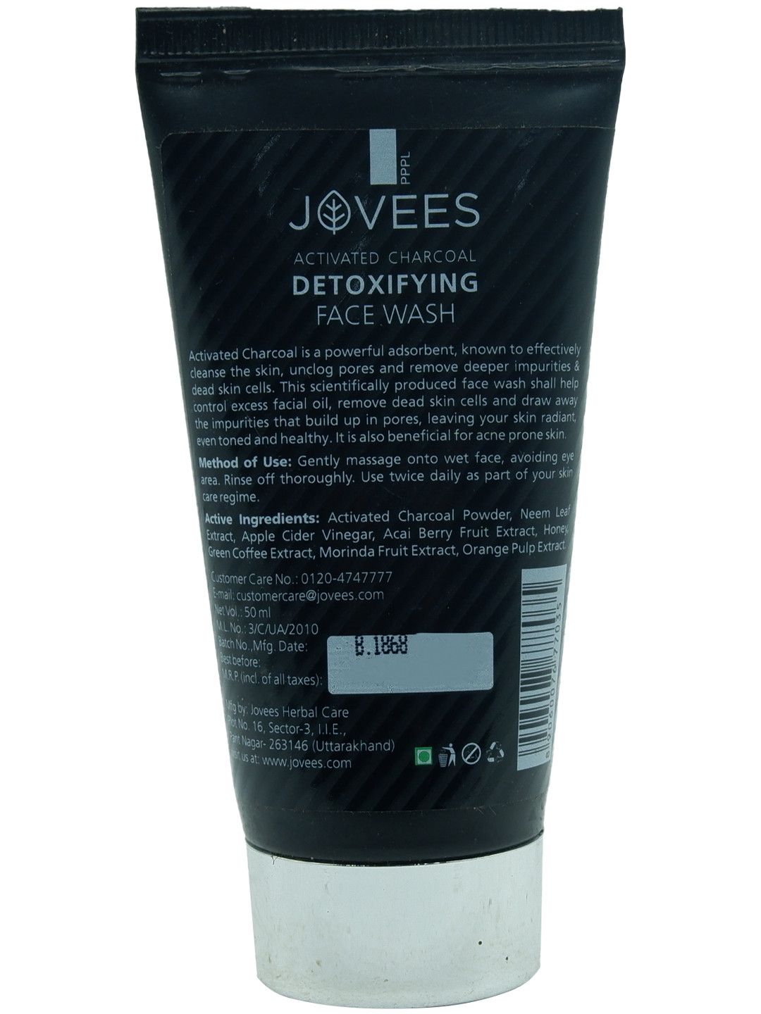 jovees charcoal face wash