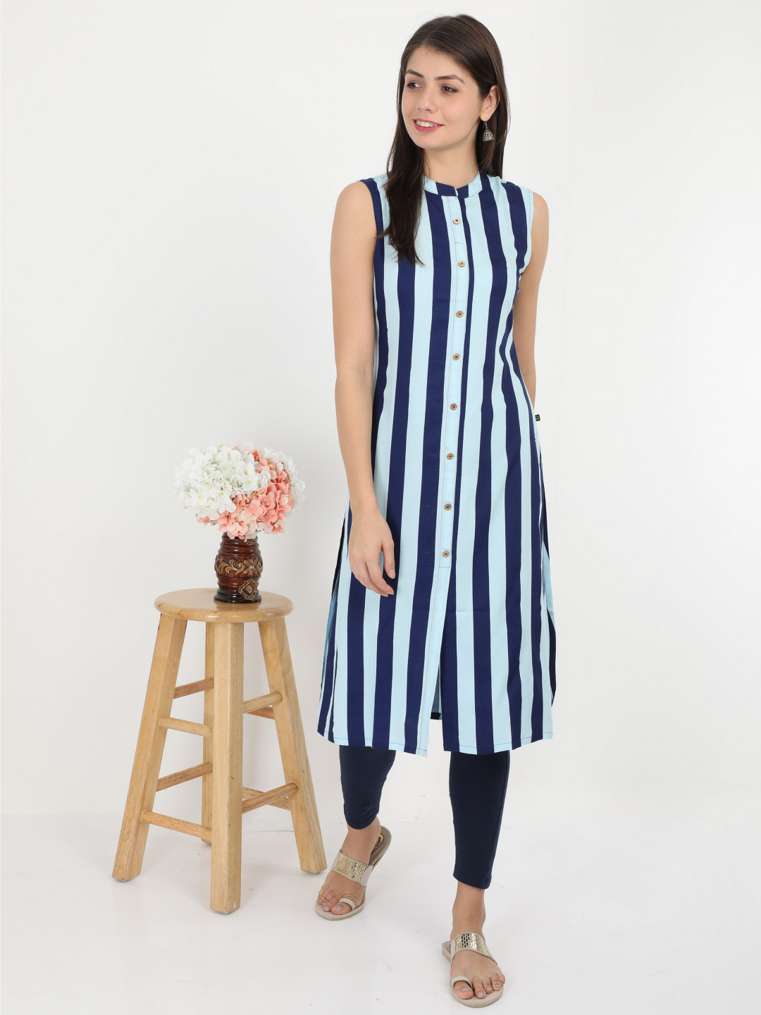 stripes kurtis