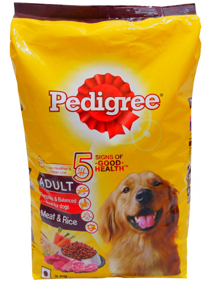 Pedigree Adult meat&Rice 3kg (8906002487745)